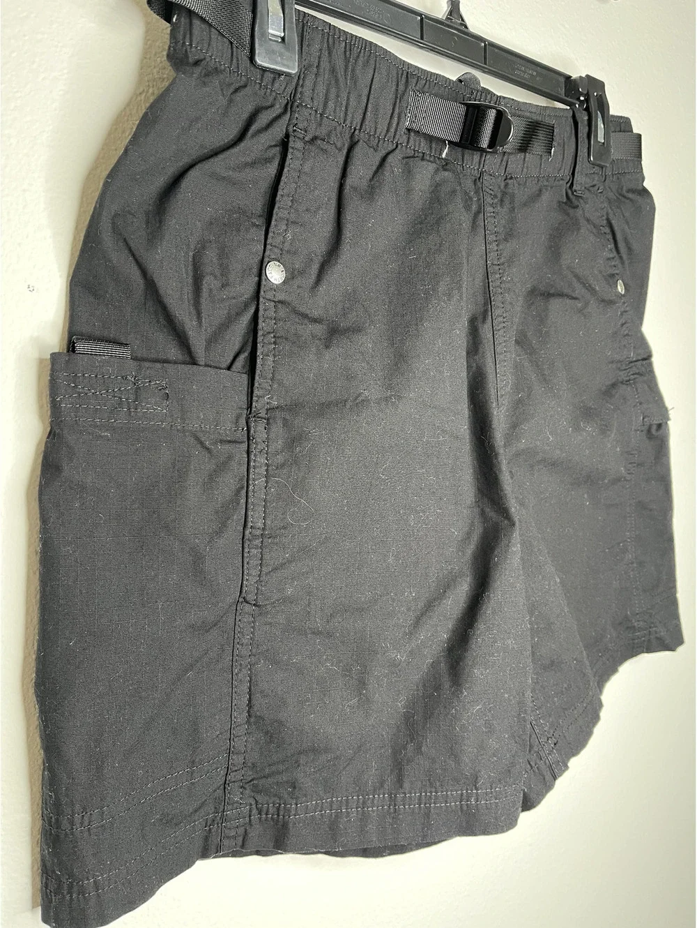 NWT The North Face Men's Black/Ripstop Cargo Regular Fit Shorts Size Small